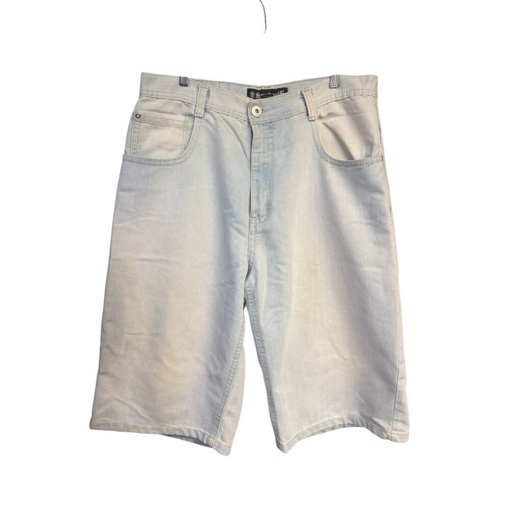 Southpole Vintage Mens Loose Baggy Y2K denim shorts Sz 38/15